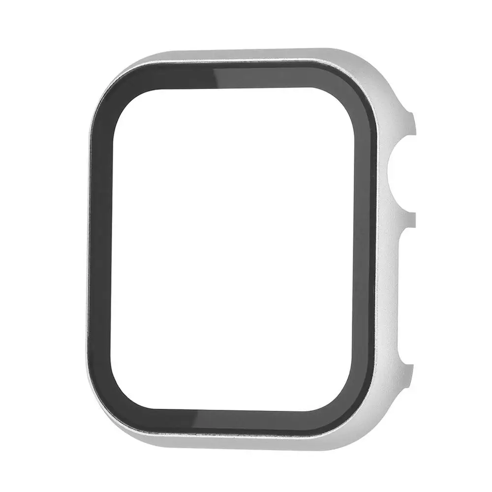 Подходящий бампер для apple watch series 5 чехол iWatch тонкий пластиковый протектор черная