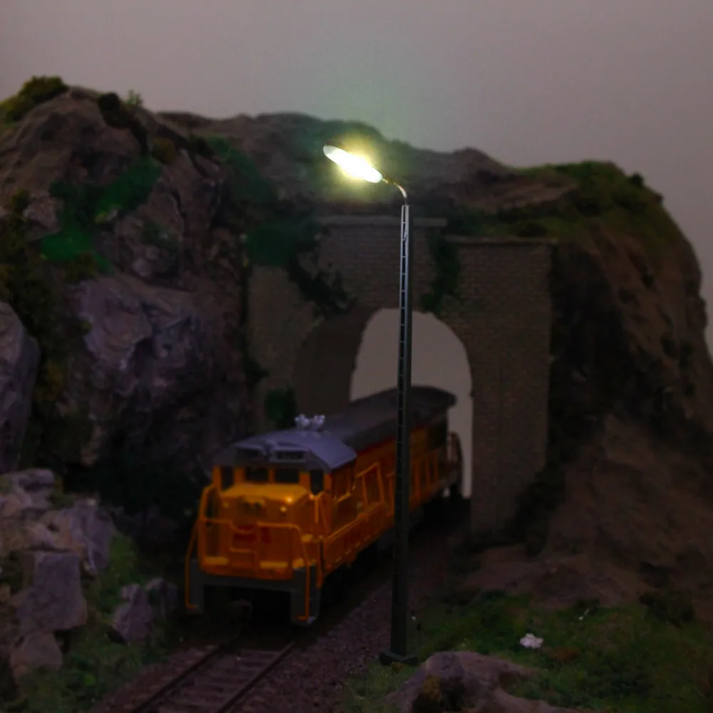 LQS52HO 3 шт. модели железнодорожного вокзала светильник светодиодный решетки