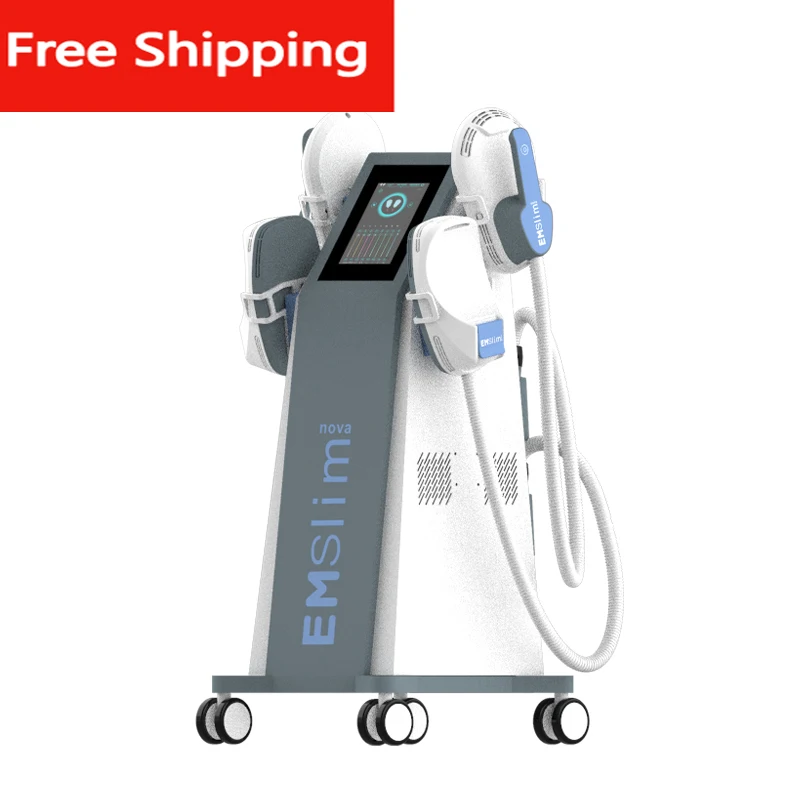 

Professional Tesla EMSlim EMS Electromagnetic HIemt EMSlim Nova RF EMSlim Slimming Machine for Muscle Fast Build Body Sculpt