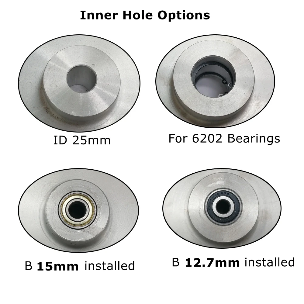 

300*25mm Solid Rubber Belt Grinder Contact Wheel Sanding Belts Kit