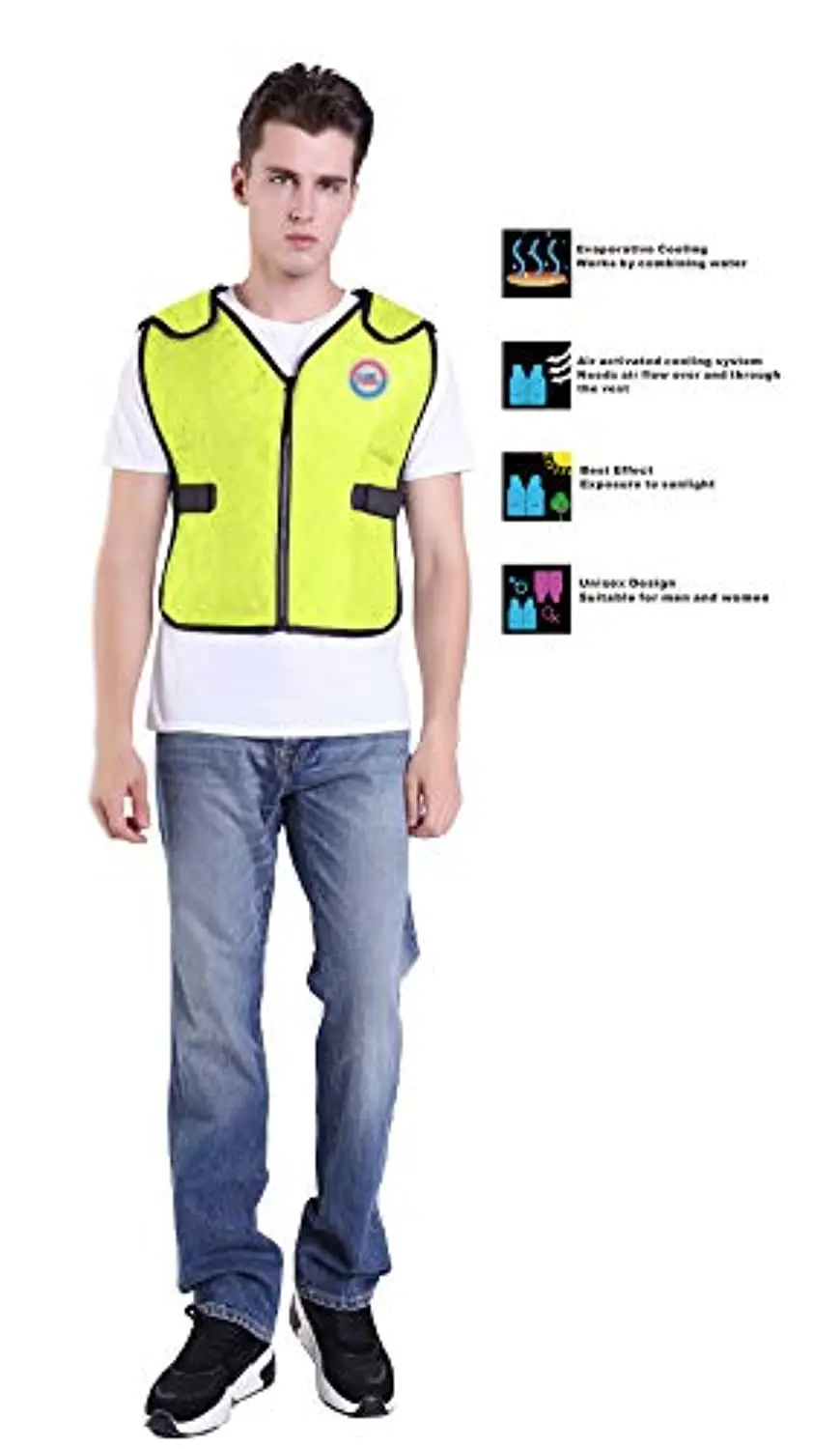 Охлаждающий Регулируемый ледовой жилет дышащий Удобный психический снаряжение