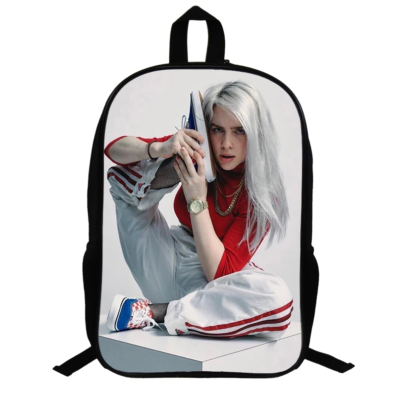 14,5 дюймов Billie Eilish школьные сумки для подростков рюкзак в стиле «хип-хоп» для мальчиков и девочек, рюкзак для ноутбука, рюкзак для путешествий вентиляторы подарок