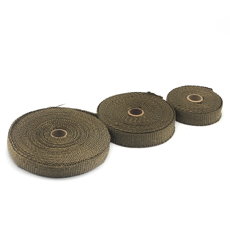 Теплоизоляционная лента для выхлопной трубы мотоцикла 5/10/15 м|Выхлопные и