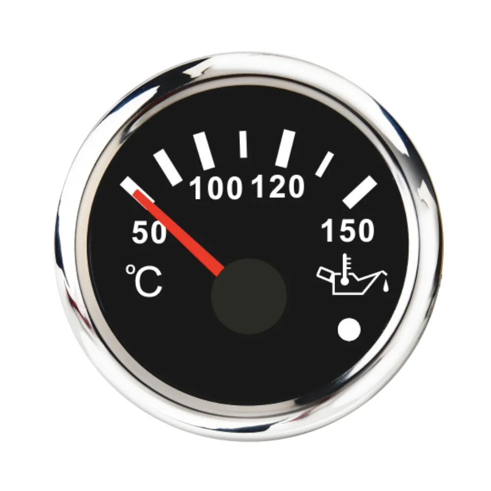 52 мм измеритель температуры масла 50-150 градусов Цельсия с красной подсветкой