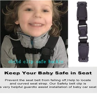 durable black car baby safety seat strap belt harness chest child clip safe buckle 1pc high quality strap car accessories