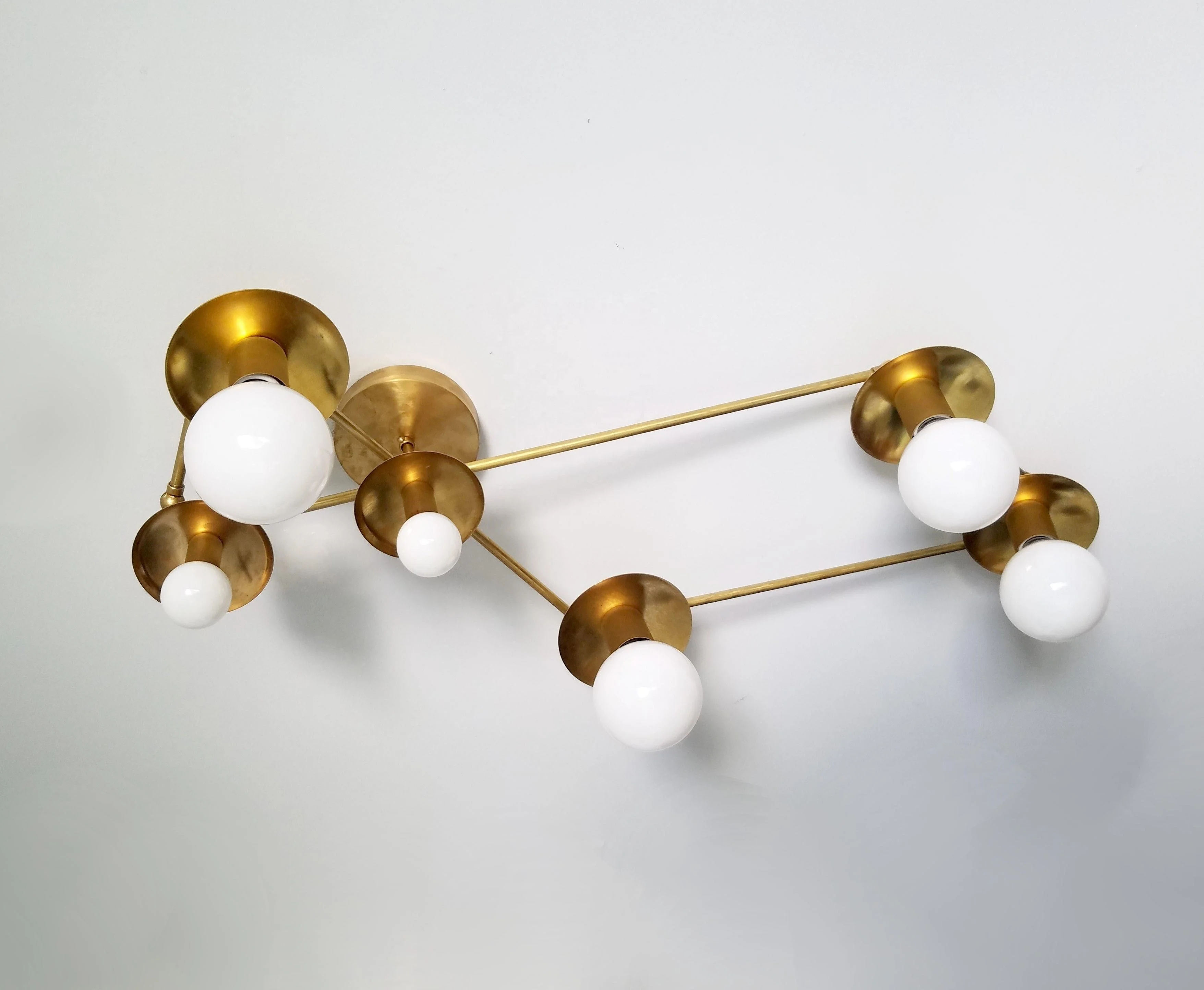 Горячая продажа медные креативные простые скандинавские Настенные светильники