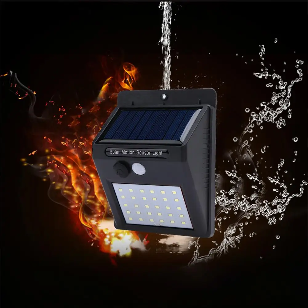 Светодиодный PIR Солнечный настенный светильник с датчиком движения уличные