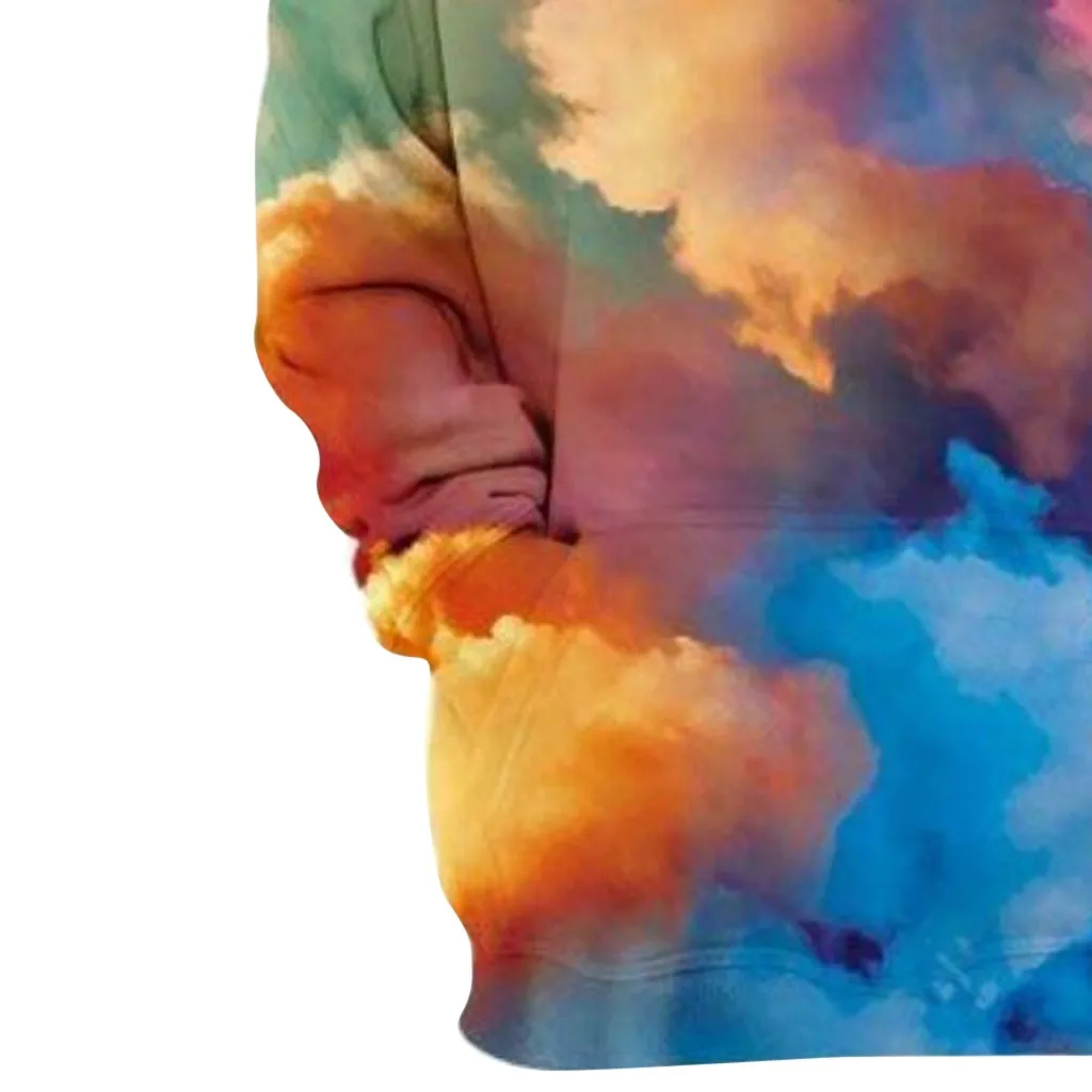 Мужская ветровка с капюшоном и 3D принтом на осень/зиму|Джемперы| |