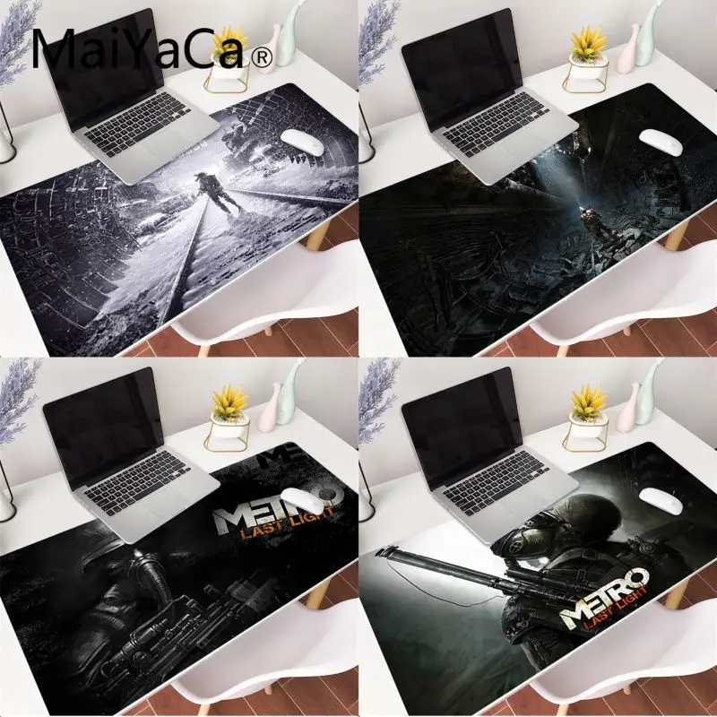 

MaiYaCa Metro 2033 game mouse pad gamer play mats Mause Pad Laptop Keyboard Desk Mat Gaming pad mouse for lol/world of warcraft