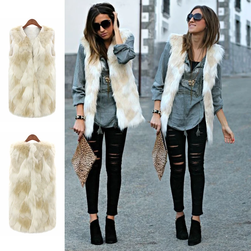 Без рукавов с вырезом в форме буквы V Новый роскошный мягкий высокого качества