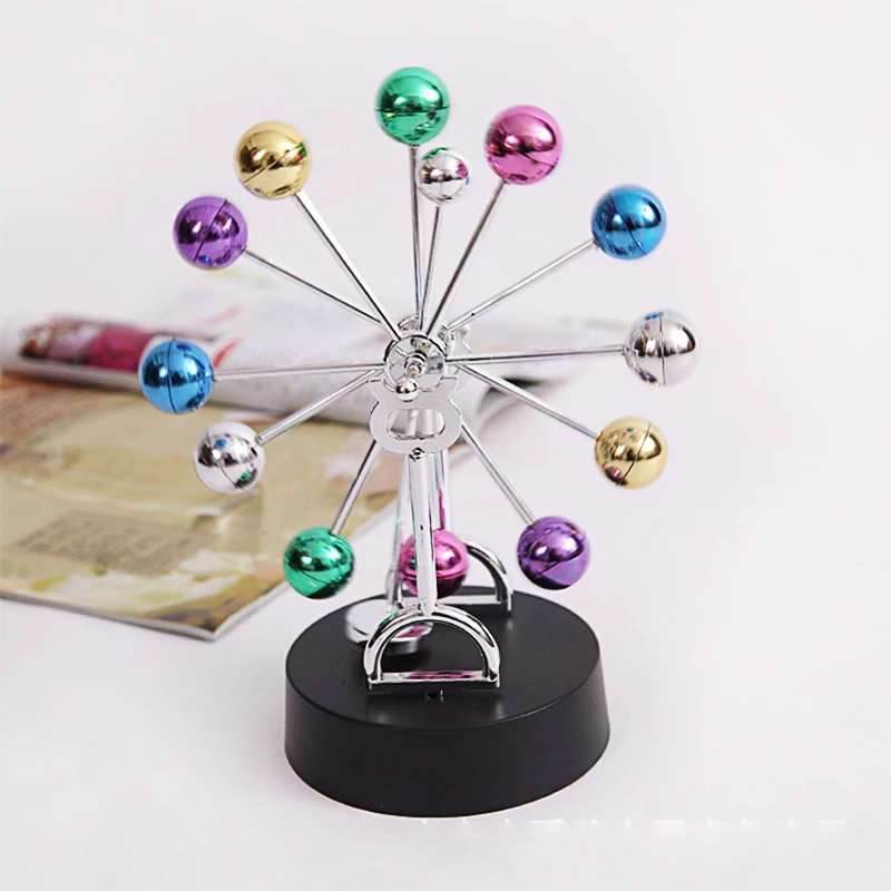 

Colored Ball Ferris Wheel Perpetual Motion Apparatus Eternal Rocker Casual Decoration Magnetic Gift Ornaments