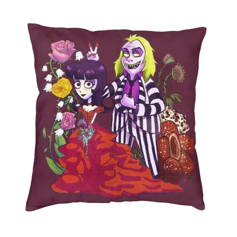 

Декоративные наволочки для подушек с изображением цветов Лидии от Beetlejuice