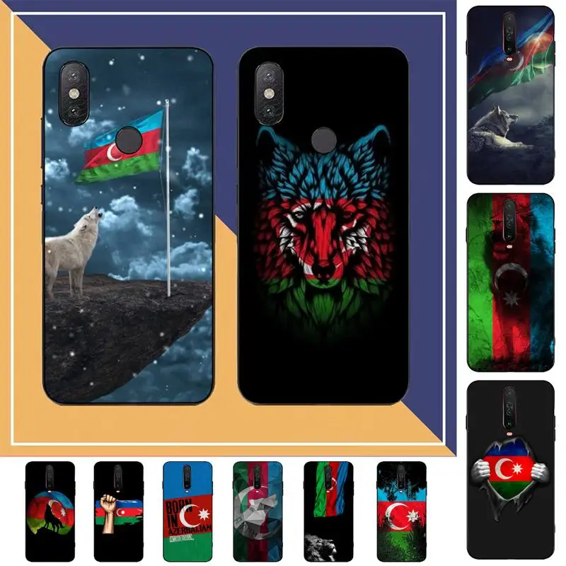 

TOPLBPCS Azerbaijan flag Phone Case for RedMi note 7 8 9 6 5 4 X pro 8T 5A