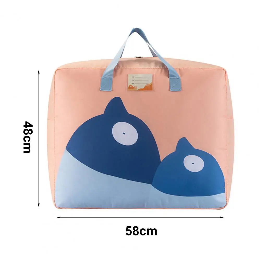 

55% Dropshipping!!Storage Bag Dual Zipper Dust-proof Oxford Cloth Clothes Storage Organizer Bag for Home