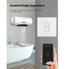 Tuya Smart Life, Wi-Fi, котел водонагреватель переключатель 4400 Вт приложение дистанционного включения выключения таймера график голос Управление от Google Home Alexa