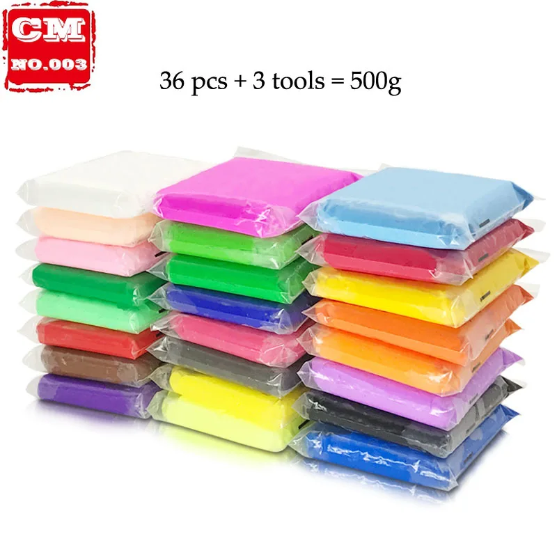 

500g/Set Super Light Clay Sliming Fluffy Soft Plasticine Toy Modelling Clay Playdough Toys DIY Creative Air Dry Clay Kid Gift