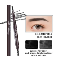 eyebrow pencil three dimensional multi effect double headed eyebrow pencil makeup pencil is not easy to smudge eyebrow tint