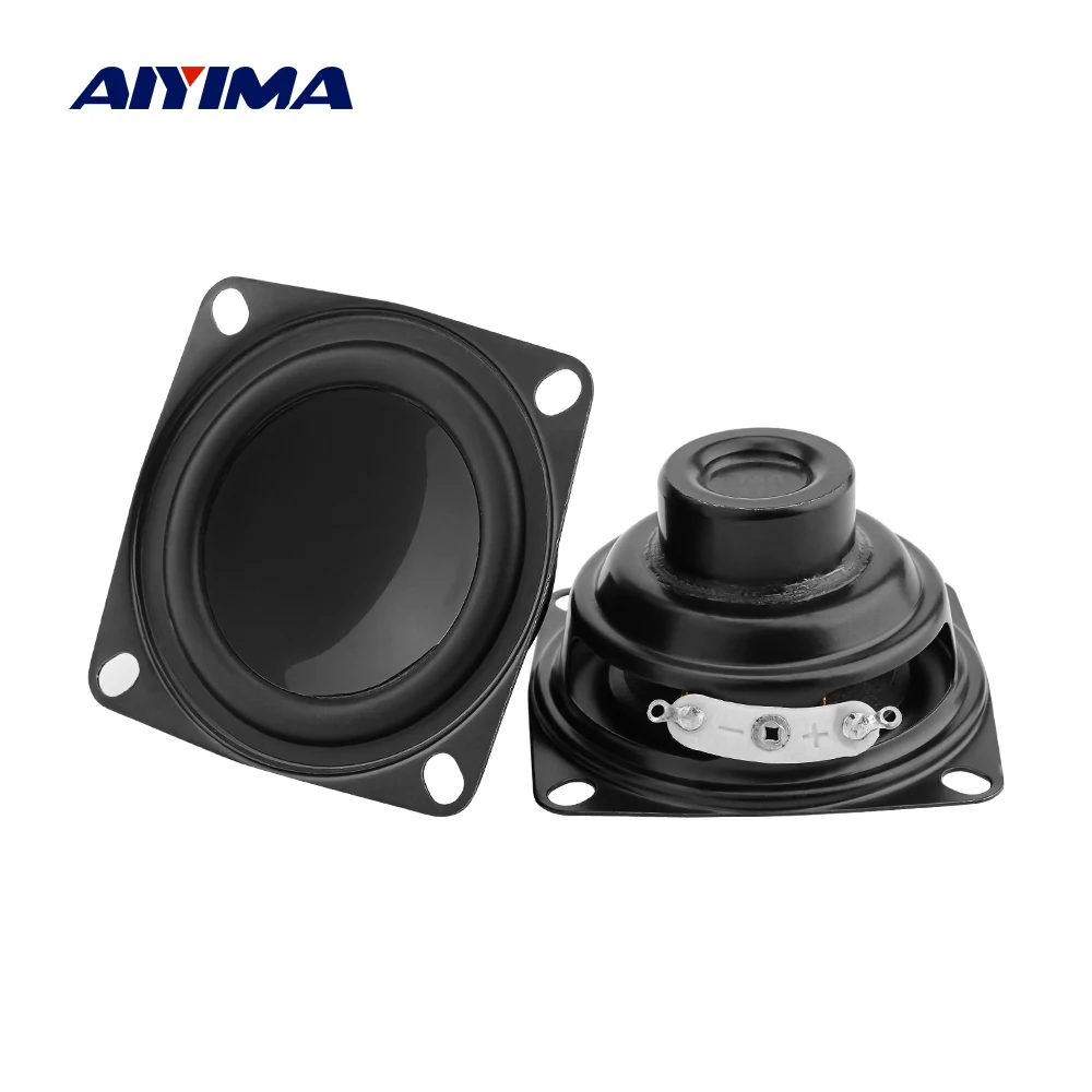 AIYIMA 2 шт. дюймовый Полнодиапазонный HiFi аудио динамик s 8 Ом 5 Вт домашний кинотеатр