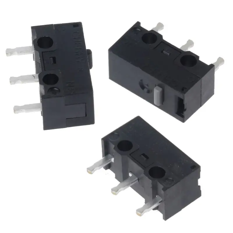 

1PC Original CHERRY Mouse Micro Switch DG2 T85 0.05A 30VDC DG4 T85 1A 125VAC 1A30VDC DG2 DG4 Gray 1.47N Black 0.74N Point