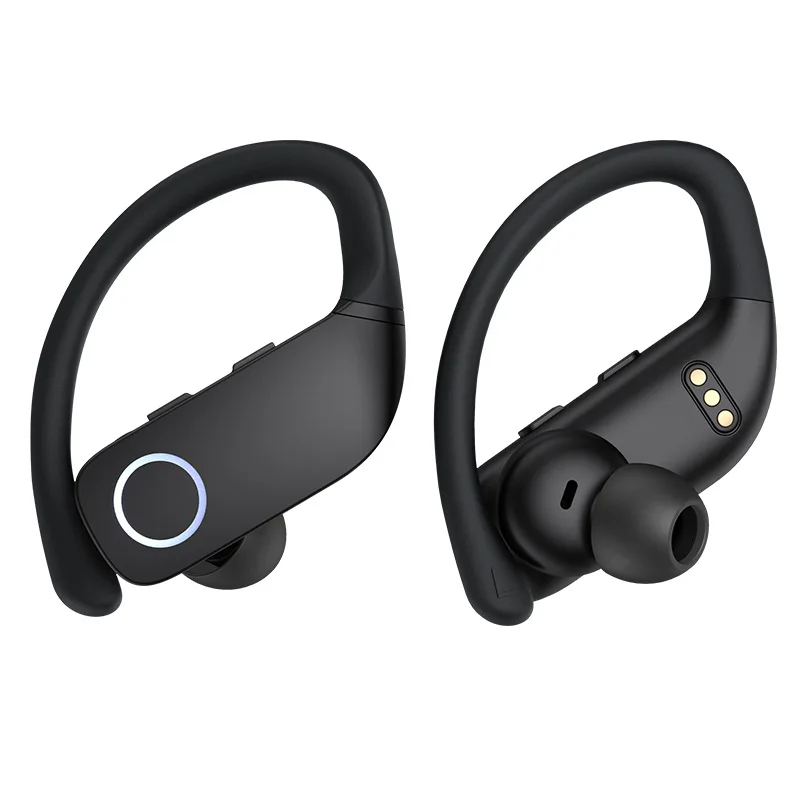 Bluetooth Headset True Wireless Noise Reduction Waterproof Digital Display Semi-in-ear Sports Headphones Long Battery Headphones enlarge