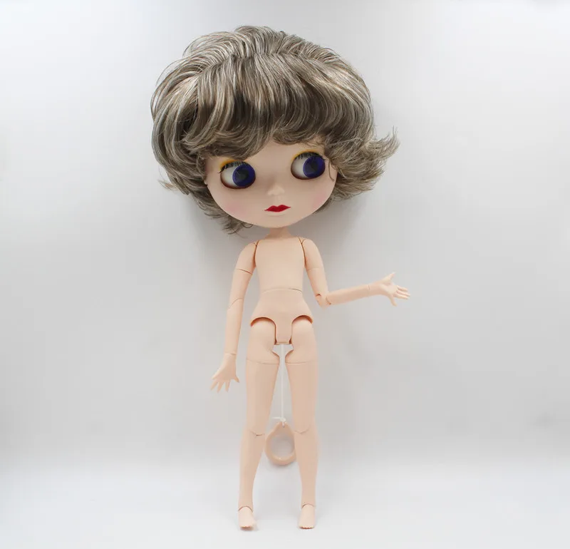 Free Shipping colorful RBL-913B DIY Blyth doll fashion hair 4 big eyes man body 1/6 BJD special price boy toy girl birthday gift | Игрушки и