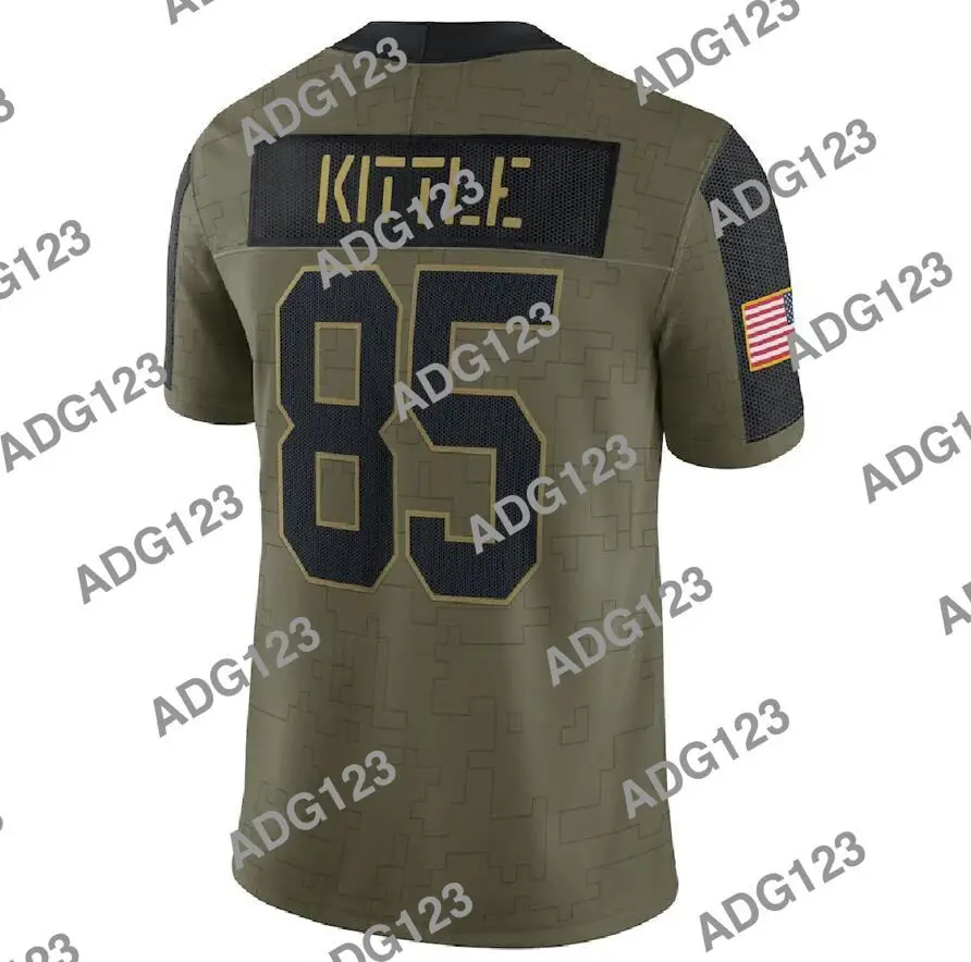 

Мужская Вышивка «Сан-Франциско», Джордж киттл 2021, лимитированная футболка с приветствием к обслуживанию