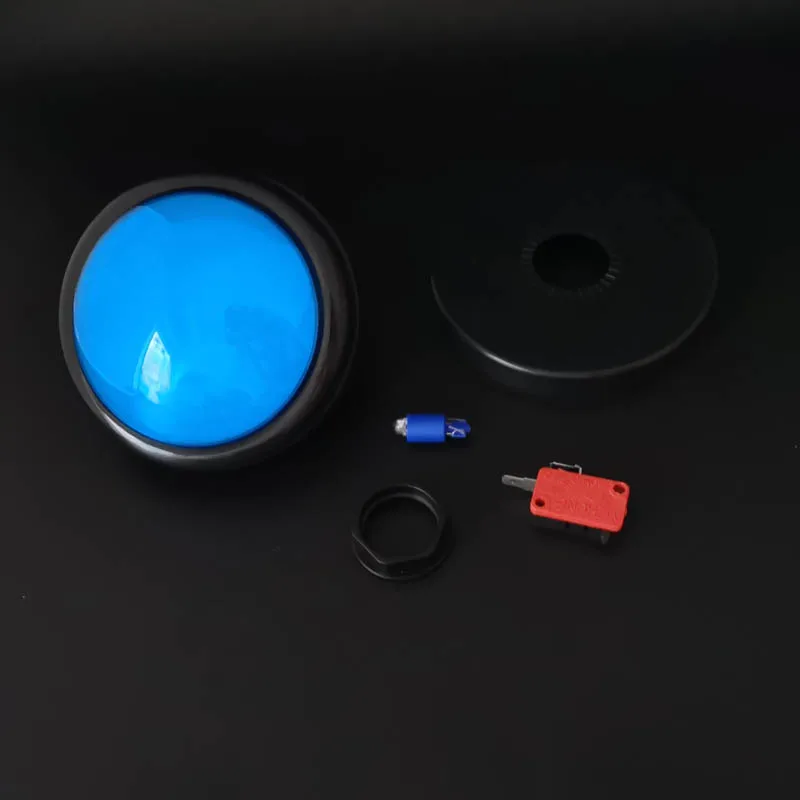 2 шт. 100 мм Большой Круглый кнопочный светодиодный с подсветкой