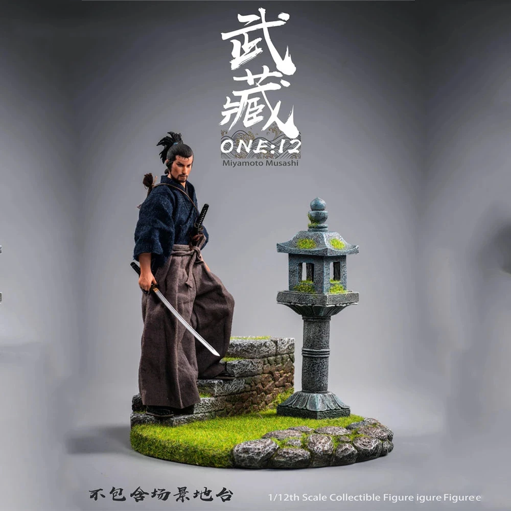 

TW1920 1/12 Мужской полный комплект экшн-фигурки Musashi японский Ronin Samurai для коллекции поклонников подарки