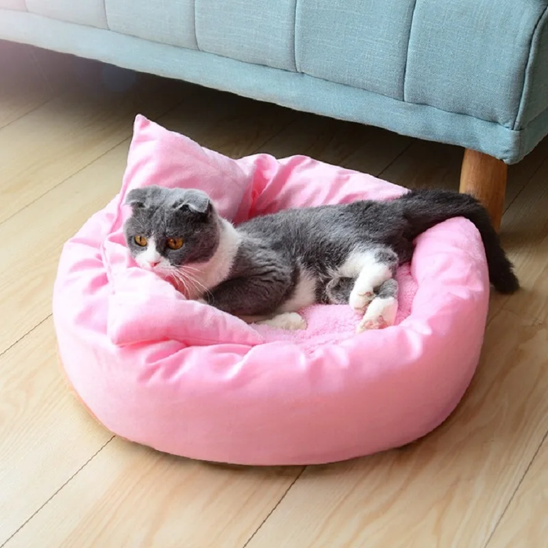 Домашнее животное база собака круглый дом продукт кровать для собаки маленькие