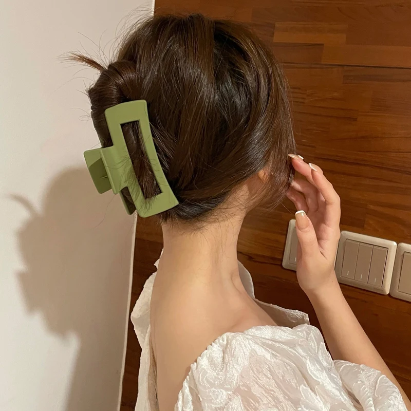 Fashion Women Girls Elegant Geometric Hair Clips Sweet Acrylic Ornament Hairclip Barrette Headwear Accessories | Украшения и