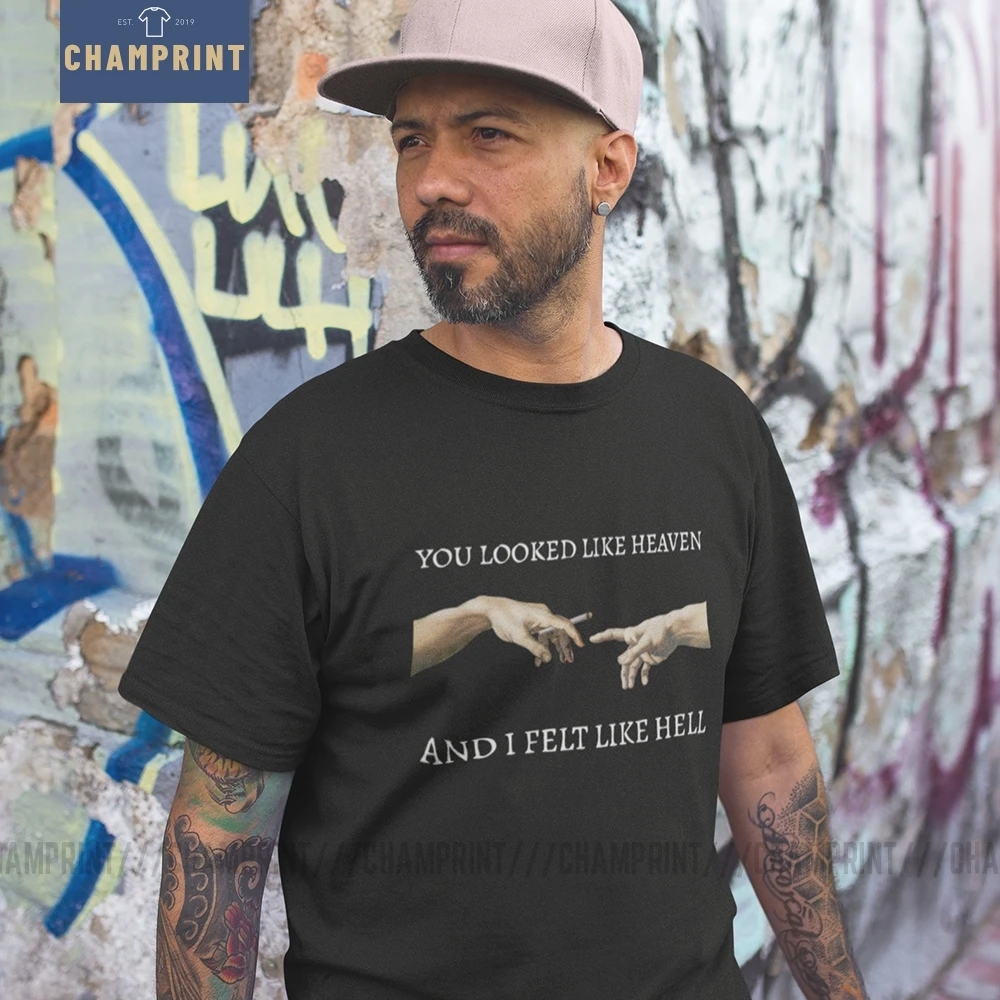 Joint Pass создание Адама Харадзюку футболки мужские хлопковые микеланжело руки