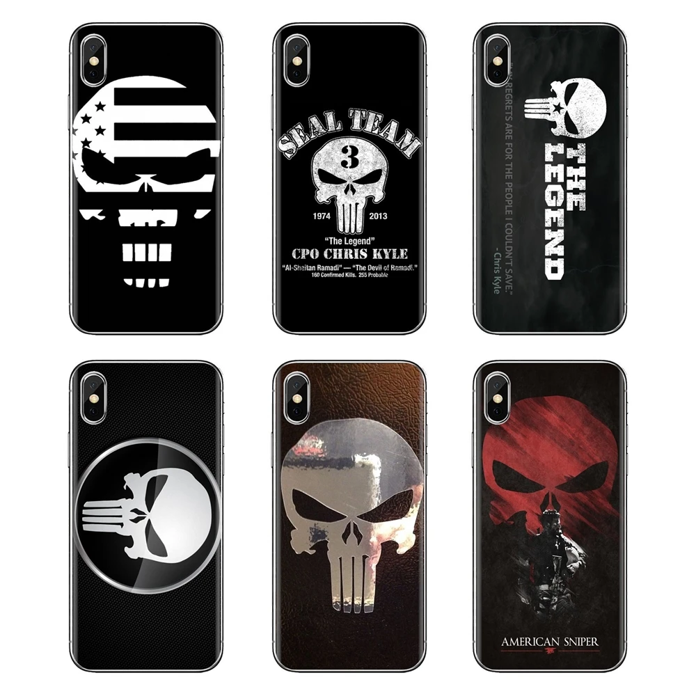 american sniper chris kyle Logo For Xiaomi Mi4 Mi5 Mi5S Mi6 Mi A1 A2 5X 6X 8 9 Lite SE Pro Max Mix 2 3 2S Phone Cover Housing |