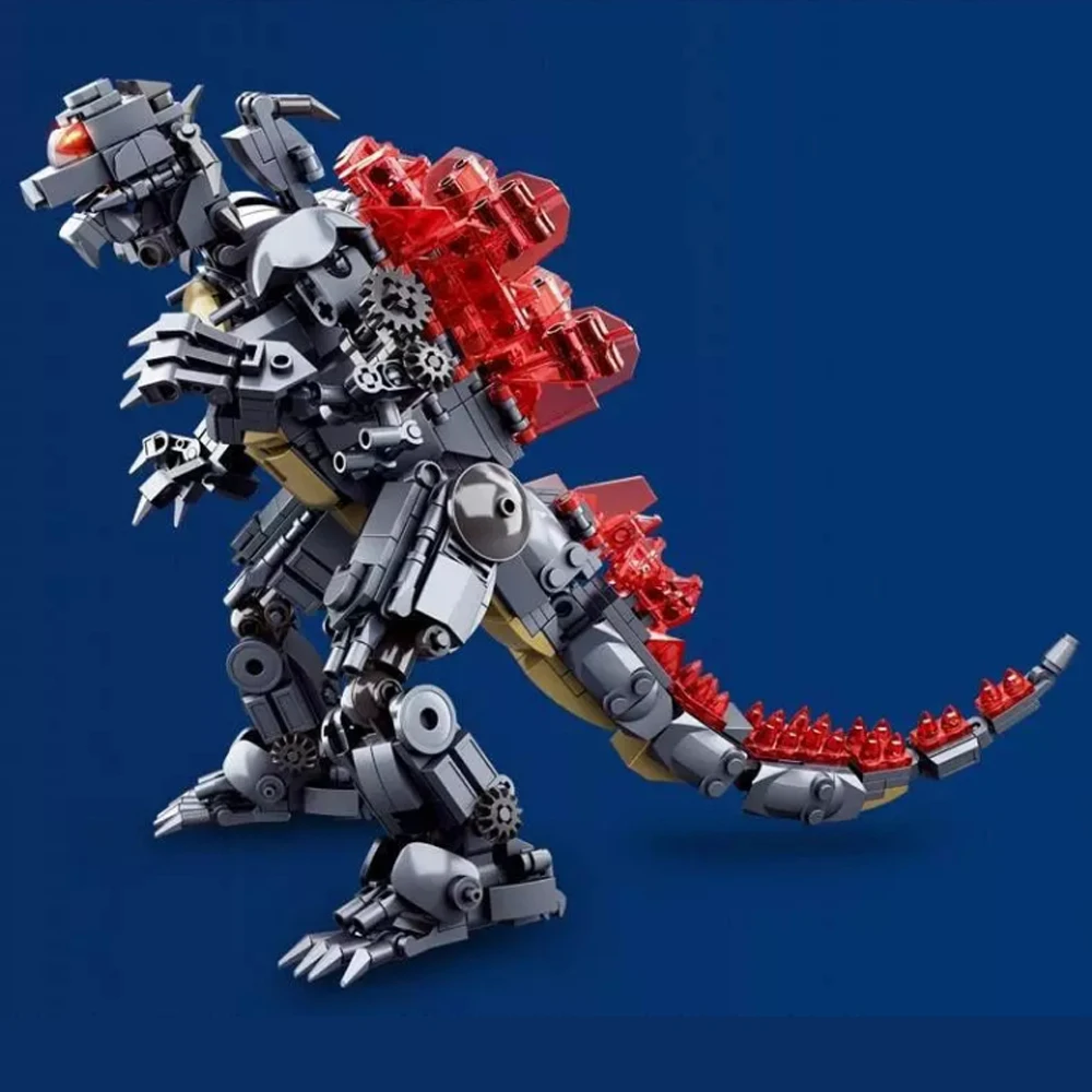 Sluban Godzillaes гигантский Ghidrahed Rodaned строительный блок King of The Monstersed мод механические
