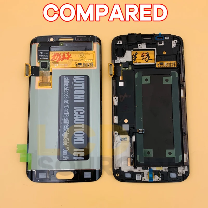 5,1 'AMOLED для samsung Galaxy S6 Edge G925 G925F G925A ЖК-дисплей сенсорный экран дигитайзер монитор сборка для S6 Edge замена