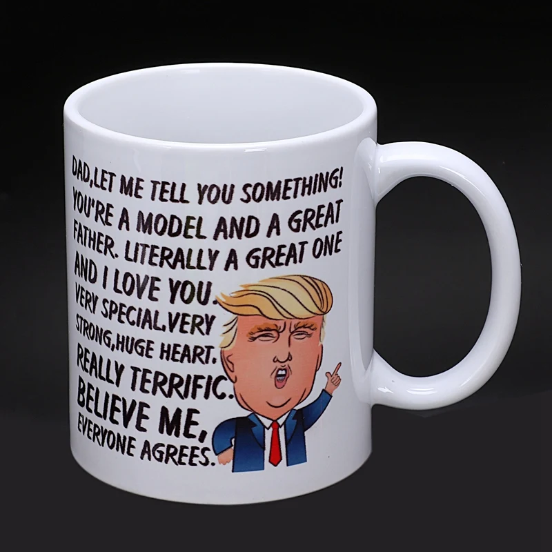 CSS 11 унций забавная кофейная кружка Забавный Великий папа Дональд Трамп Новинка