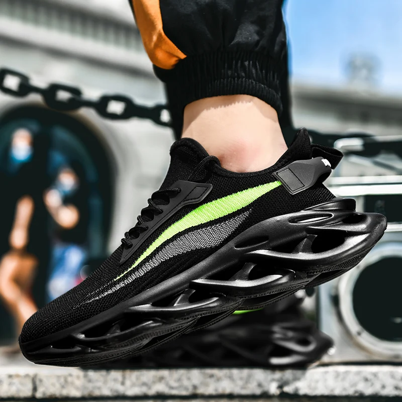 Сетчатые мужские кроссовки дышащая внешняя обувь для взрослых суперлегкая