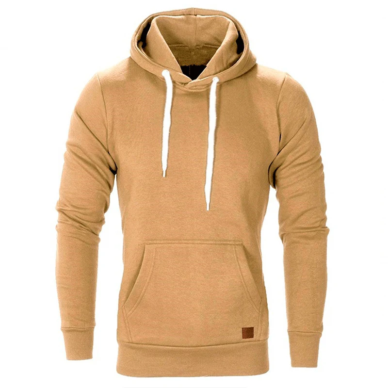 

Men Sweatshirt Solid Colours Long Sleeve Autumn Spring Casual Hoodies Top Boy Blouse Tracksuits Sweatshirts Hoodies