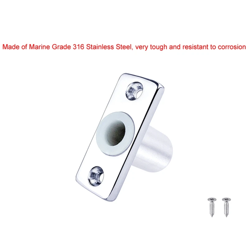 

2Pcs Flush Mount Rowlock Boat Row Lock Oarlock Support Bracket Oar Sockets Marine Yacht Kayak Canoe Accessory