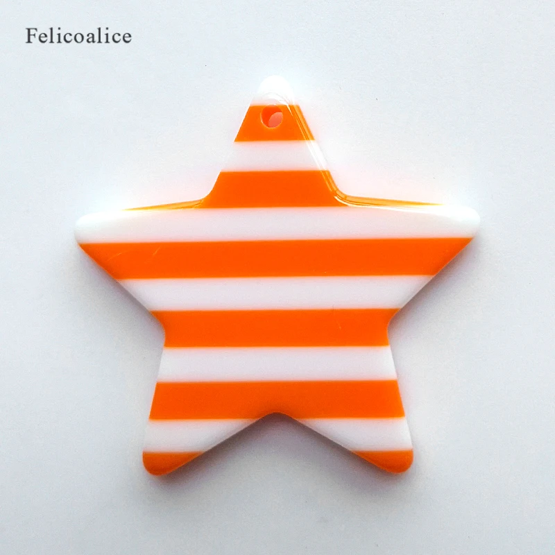 Популярные Подвески в виде полосок и звезд из смолы с плоским основанием