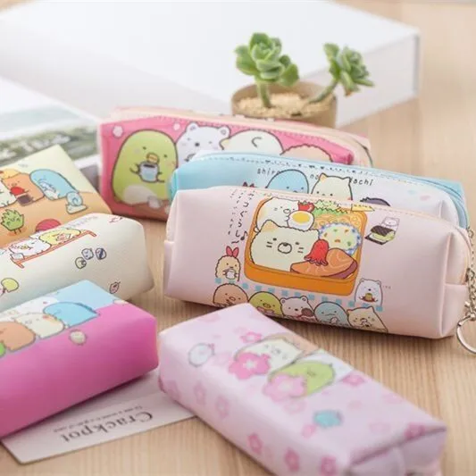 1 шт. милый пенал Sumikko gurashi для школы Большой Вместительный чехол карандашей