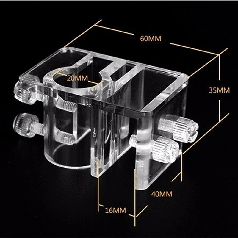 

Acrylic Transparent Aquarium Hose Fixing Clip Fish Tank Water Pipe Hose Fixing Clip Tube Clamp Holder Home Tools Supplies 1 Pc