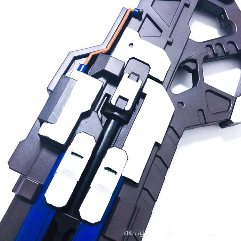 

Hot Game OW About Soldier 76 Gun Cosplay PU Prop For Halloween Easter Blue Cool Battle Gun Men Male COS Heavy Use Wrist Rifle