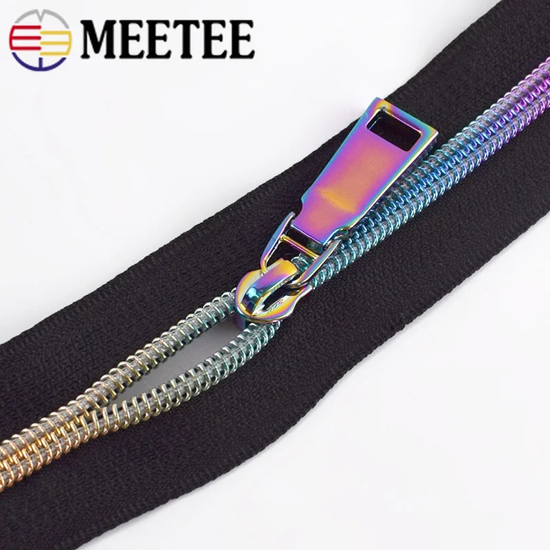 10 шт. слайдеры на молнии Meetee для 3 #5 # нейлоновых пуховых курток с карманом сумка
