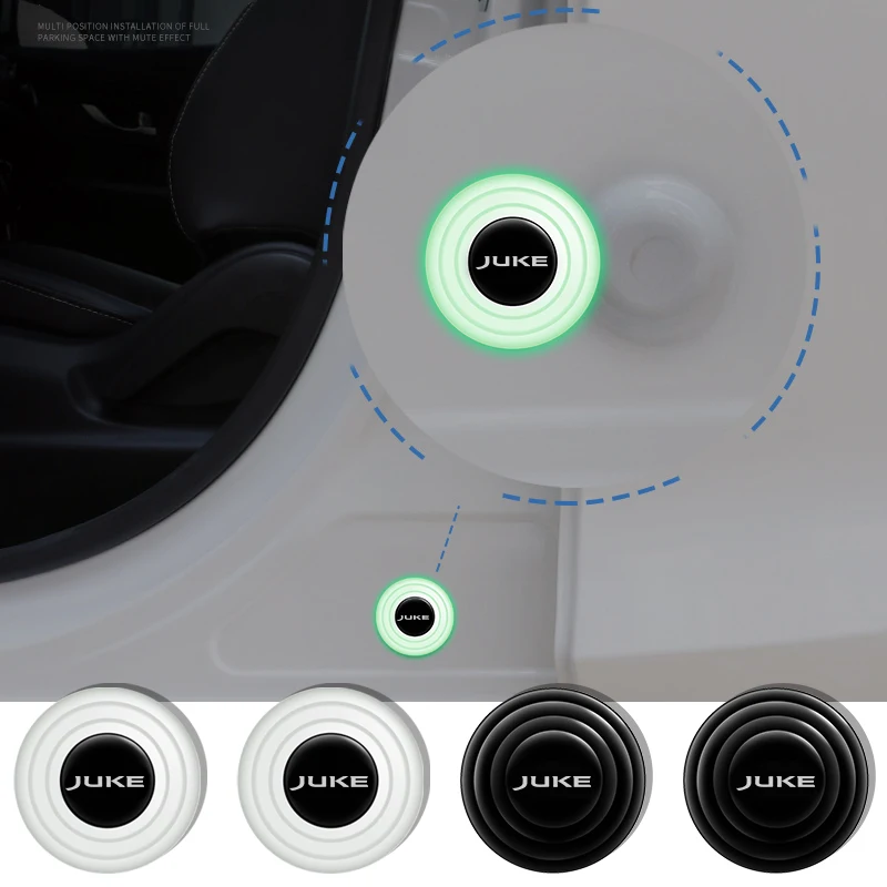 Амортизатор двери автомобиля звукоизоляционный коврик для Nissan Juke 2015-2021 светящийся буфер декоративные наклейки