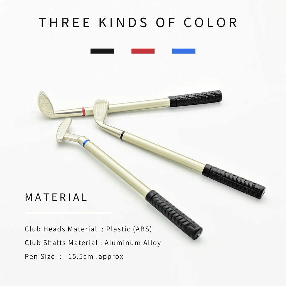 Гелевые чернила для гольфа 3 цвета подарочная ручка Офисная модель подписи