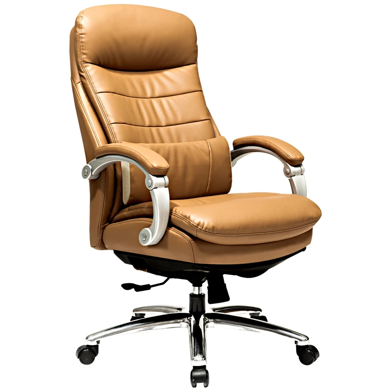 

Fashion Minimalist Modern Boss Chair Reclining Executive Computer Chair Office Chair Study Swivel Chair Lift Home Simple Metal