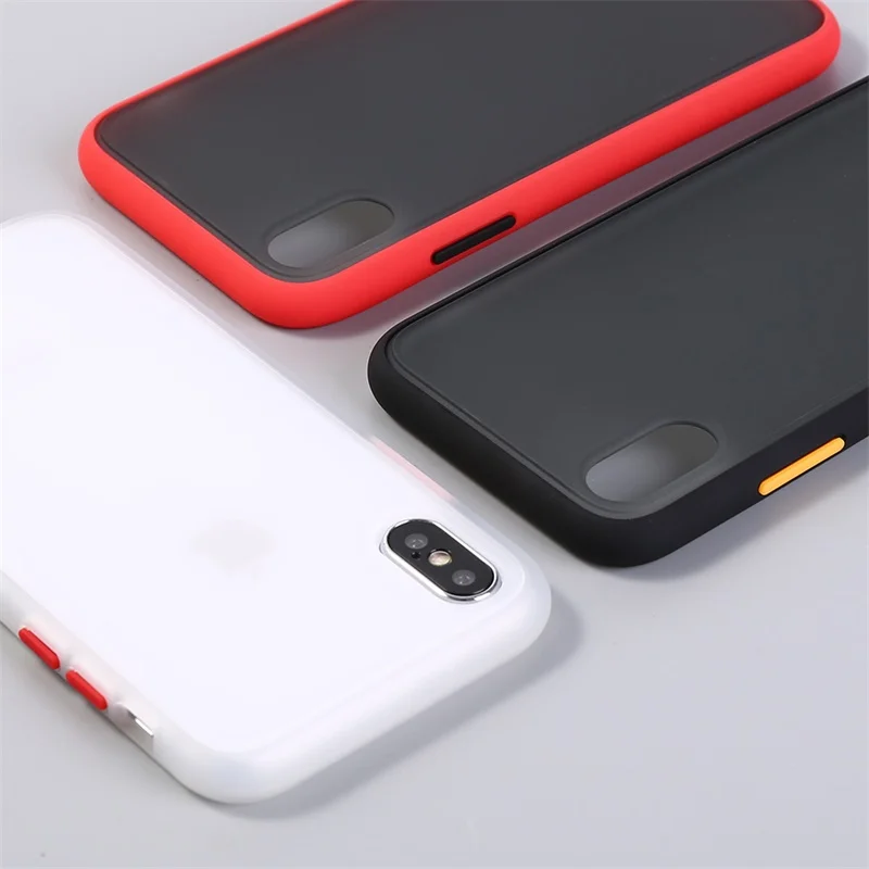 Прозрачный противоударный чехол для телефона iPhone 11 Pro Max X XS XR силиконовый