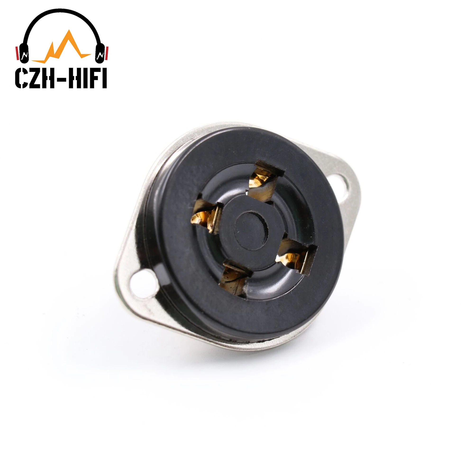 Фото 1PC 4in Tube Socket Bakelite Valve Base For 300B 811 45 50 71A 2A3 Electronic Vintage Tube Amplifier Audio DIY HiFi №3