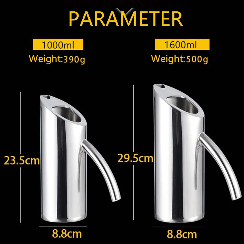 

Frozen Water Bottle Beer Cocktail Liquor Bar Restaurant Bar Kettle Kettle Large Capacity Stainless Steel Cold Kettle