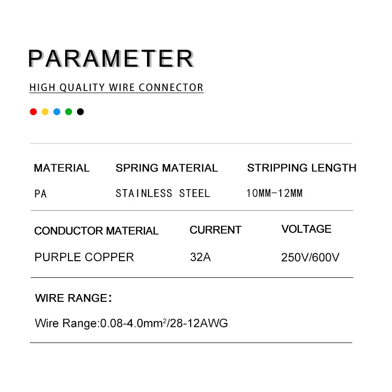 Универсальный Компактный соединитель для проводов SPL 222 2/3/4/5Pin 5 шт. Клеммная